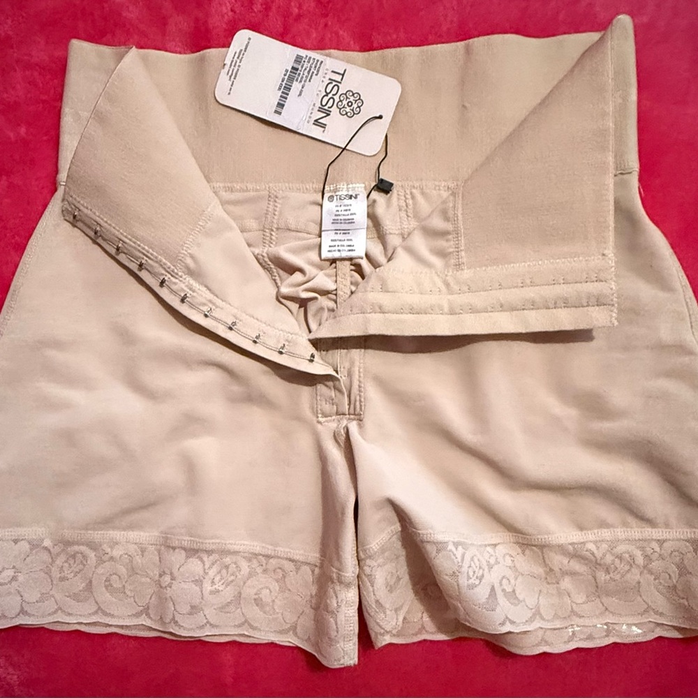 ISSI Women's High Waist Tan Shorts